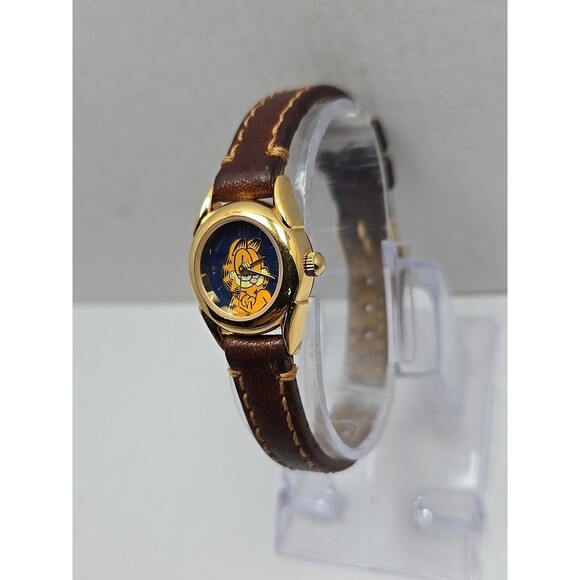 Armitron Garfield Womens 20mm Petite Blue Dial Roman Quartz Watch New Battery - Picture 2 of 12